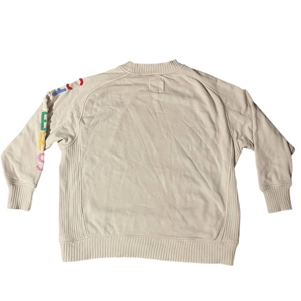 Aerie Down To Earth Embroidered Cheers Rainbow Sweatshirt - Picture 6 of 8